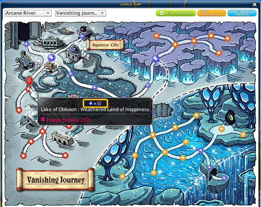 Field requirements screenshot