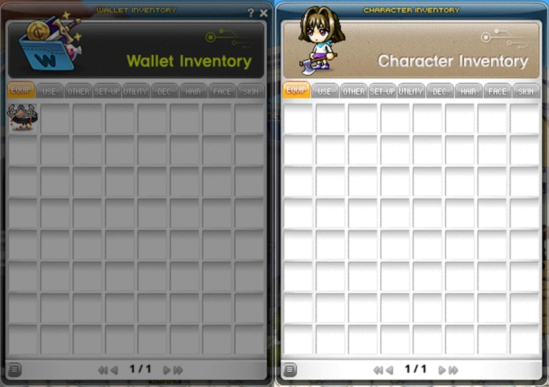 Character Inventory screenshot