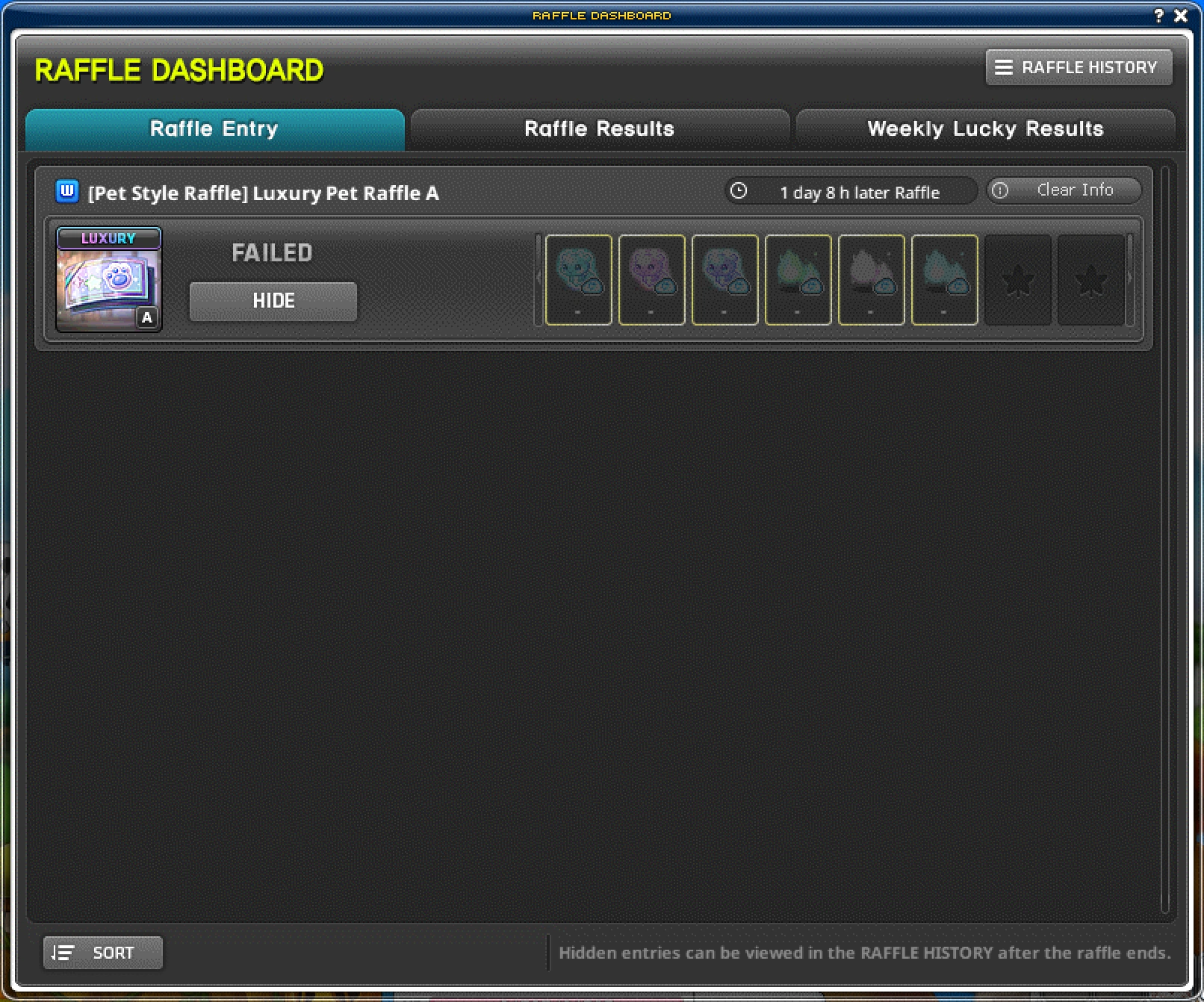 Style Raffle screenshot