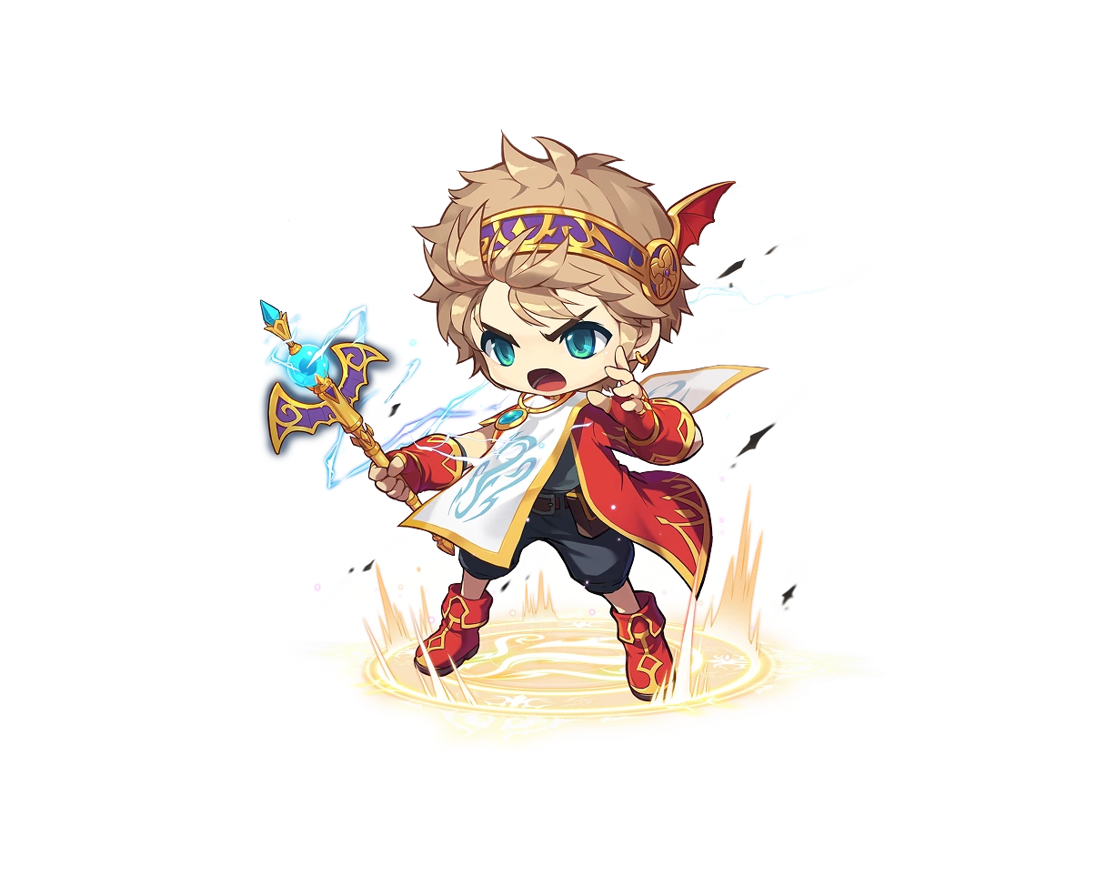 Evan character illustration from the official class introduction.
