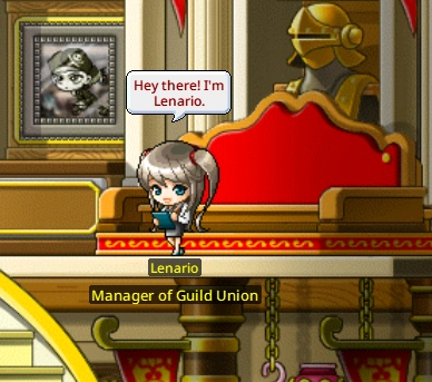 Lenario, the Guild Union manager.