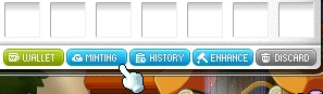 Minting button screenshot