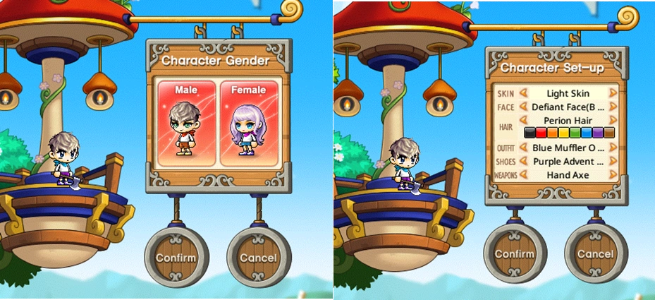 Character appearance screenshot