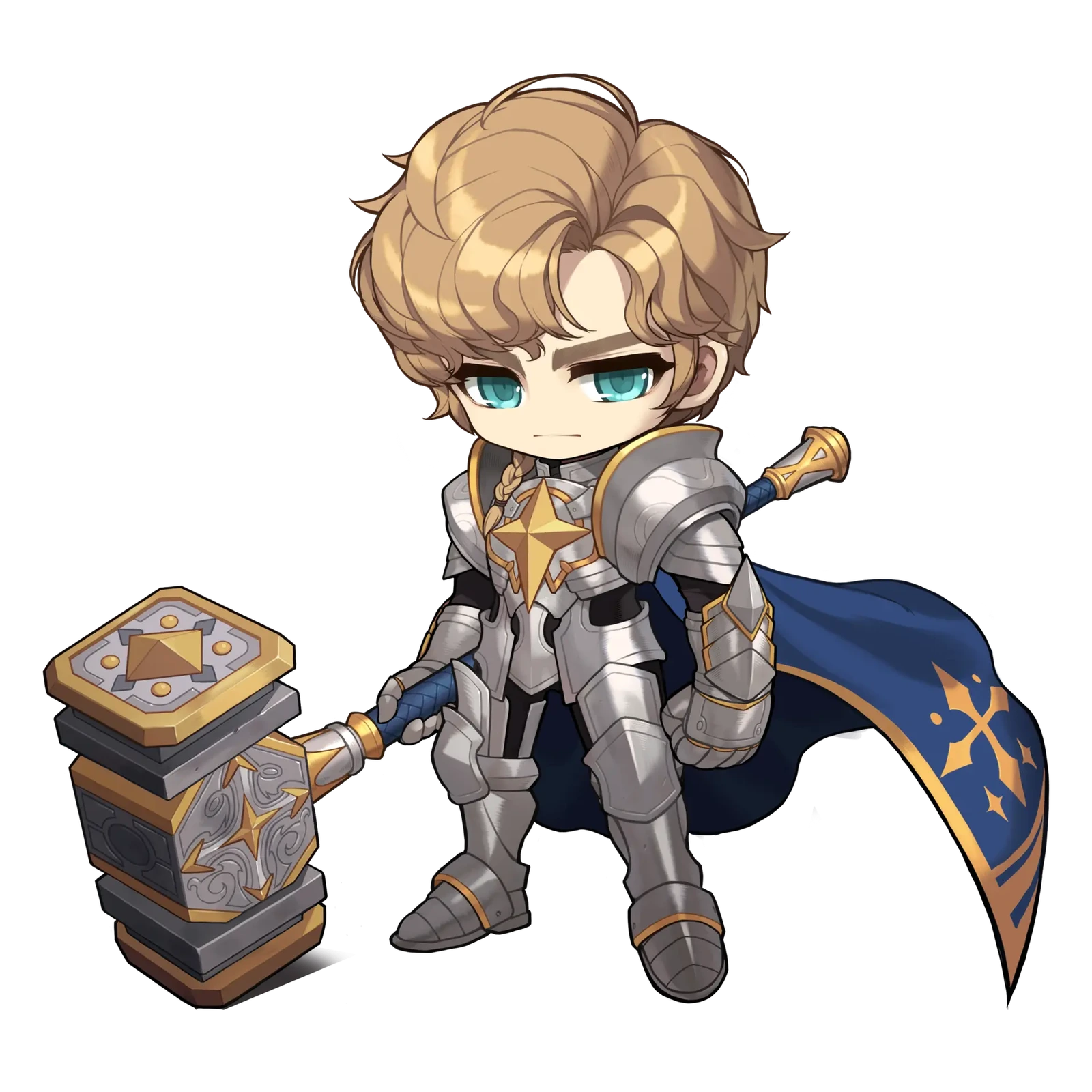Paladin character illustration from the official class introduction.