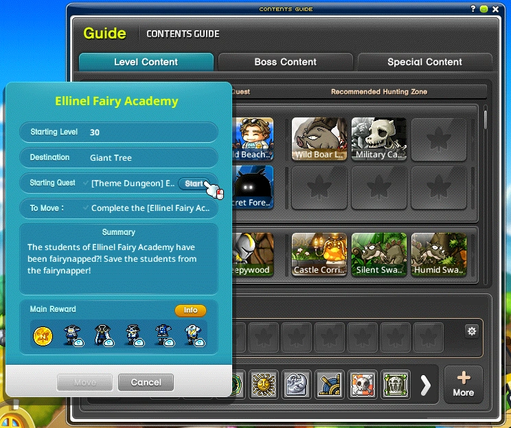 Ellinel Fairy Academy in Maple Guide.